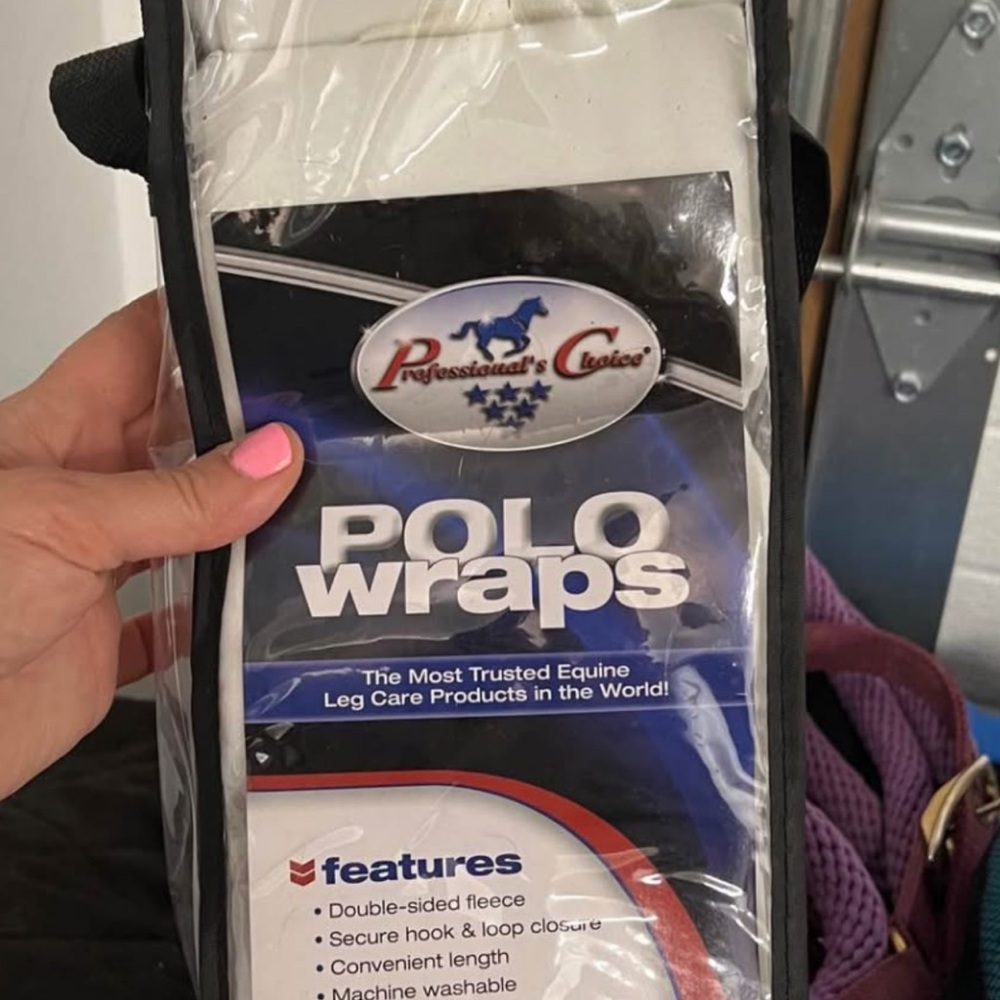 White Polo Wraps. Brand new